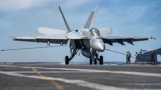 U.S. Navy Jet Crashes, Pilot Ejects As Aircraft Carrier Finally Heads Toward North Korea<em></em><em></em><em></em>